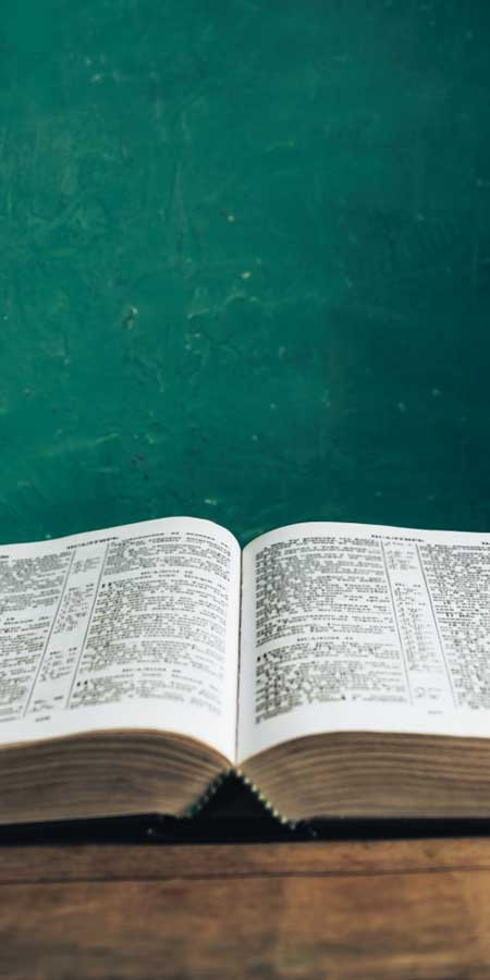 Bible On Table