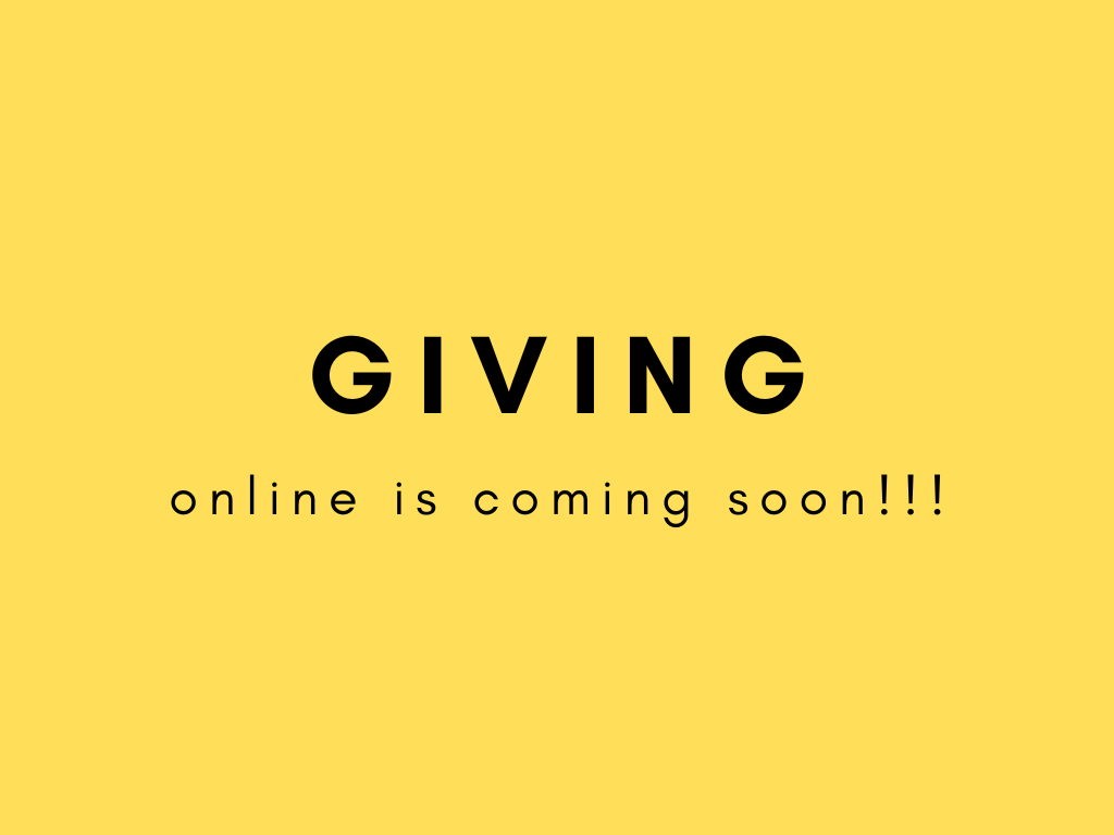 Giving coming soon